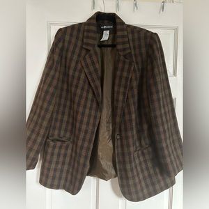 Sag Harbor Plaid Blazer